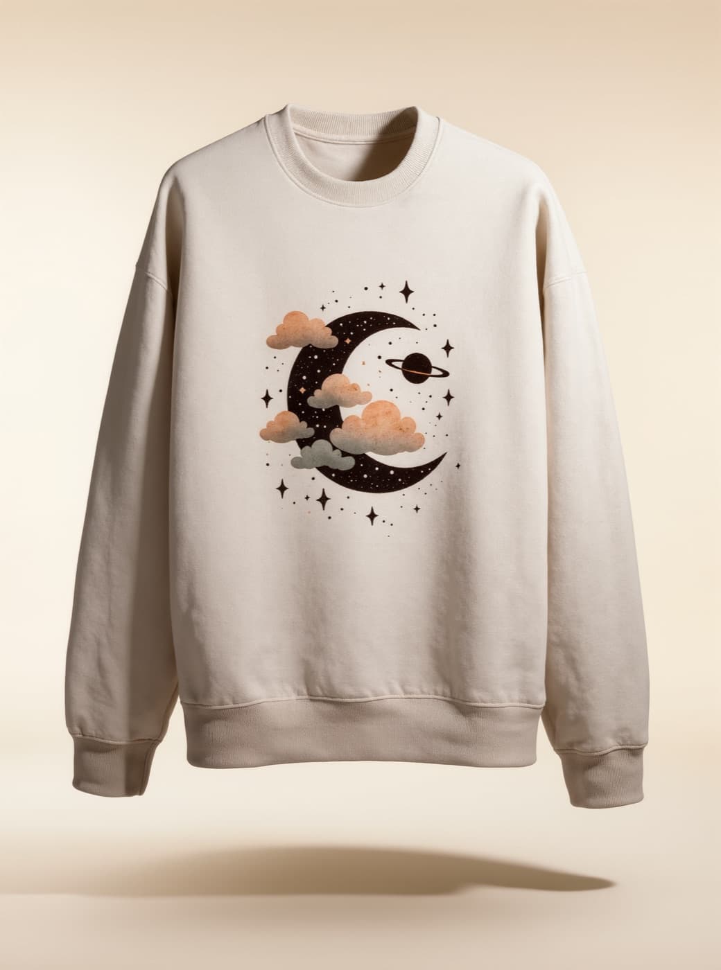 Moonrise Crewneck — an example Sweatshirt made with Baski